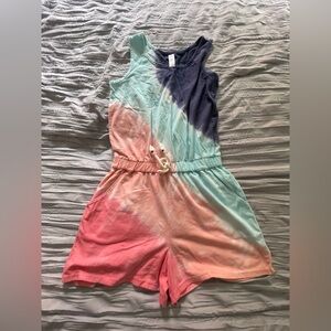 Justice Tie-Dye romper, 14